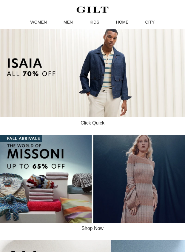 Preview of ISAIA | Missoni by gilt.com