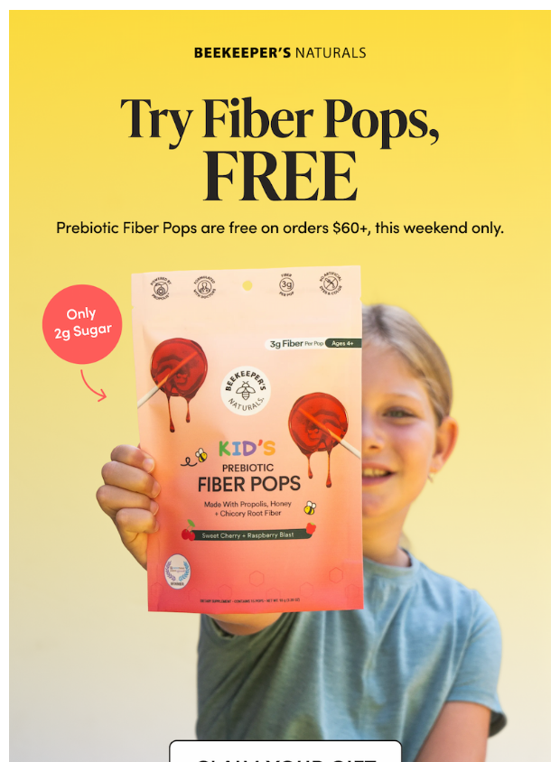 Preview of Free Gift - This Weekend Only 🍭 by beekeepersnaturals.com