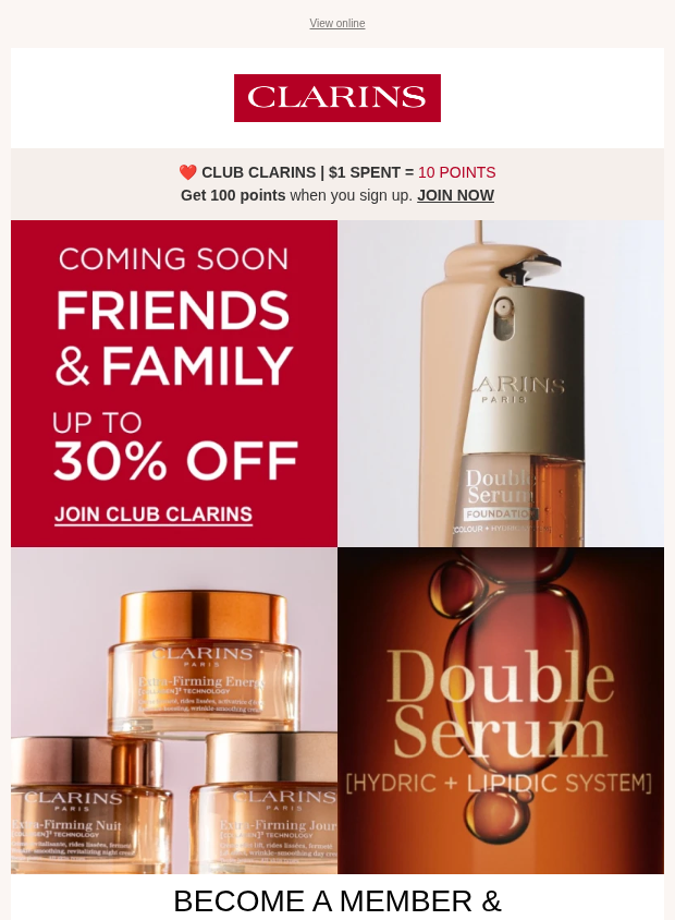 Preview of Get your VIP Access ✨ by clarins.ca
