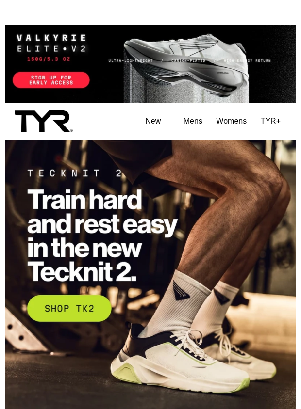 Preview of Tecknit 2: Breathable Knit, Responsive Foam by tyr.com