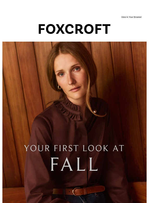 Preview of The fall catalog has arrived! by foxcroftcollection.com
