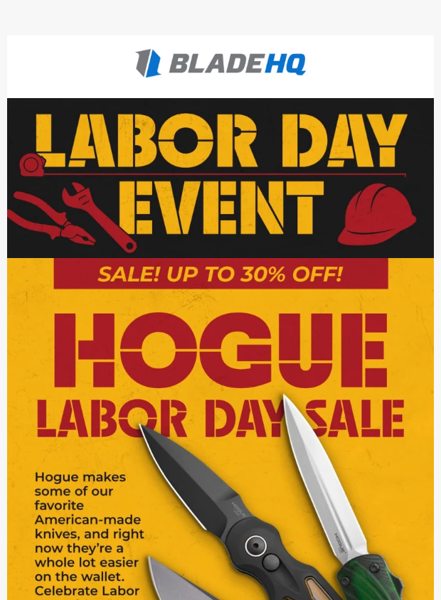 Preview of Hogue Labor Day Sale & new Pro-Tech drops! by bladehq.com