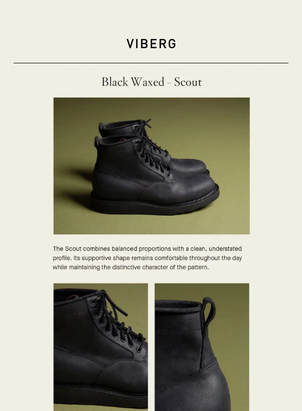 Preview of Black Waxed - Scout by viberg.com