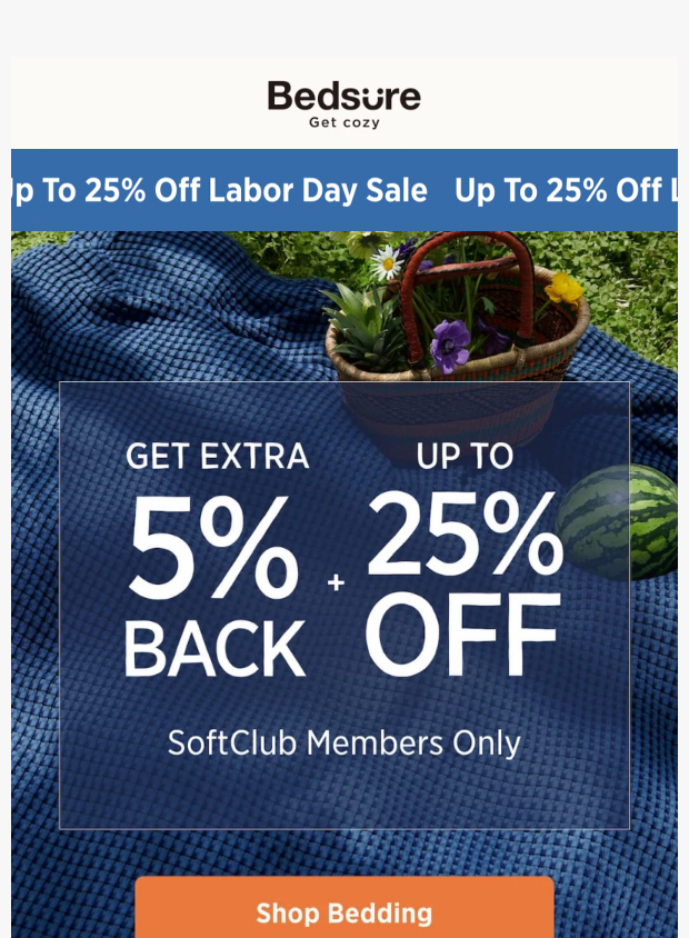 Preview of Psst… your extra savings are waiting💙 by bedsurehome.com