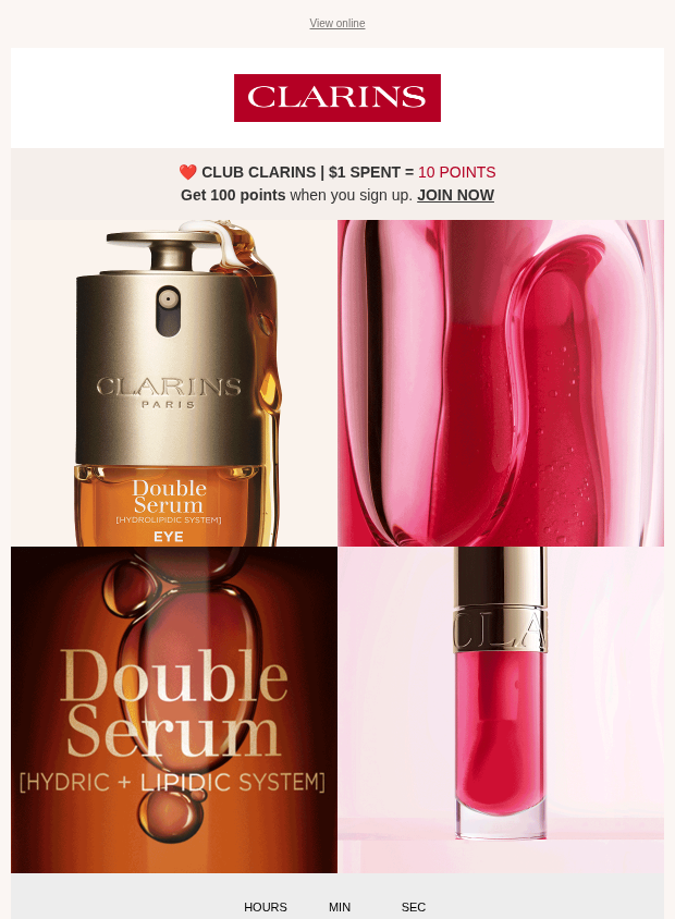 Preview of 📲 Early access on the app! Today Only by clarins.ca