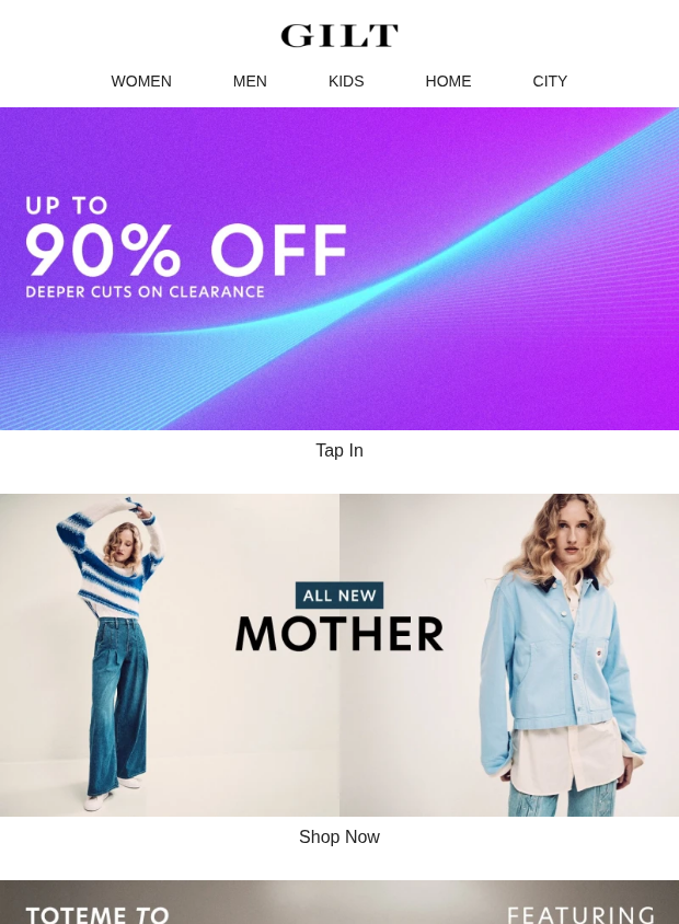 Preview of Up to 90% Off Clearance C-U-T-S by gilt.com