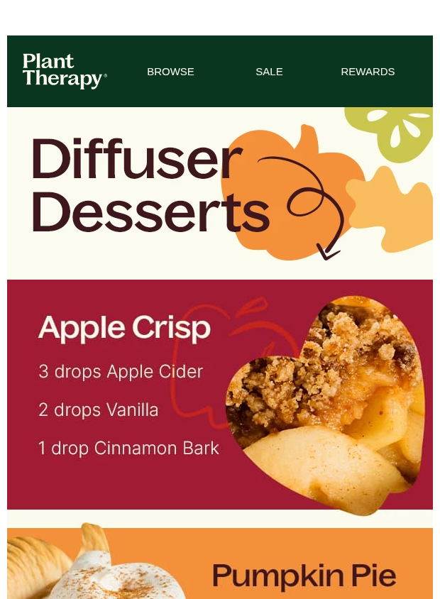 Preview of Your Diffuser Just Became a Dessert Menu 🍂 by planttherapy.com