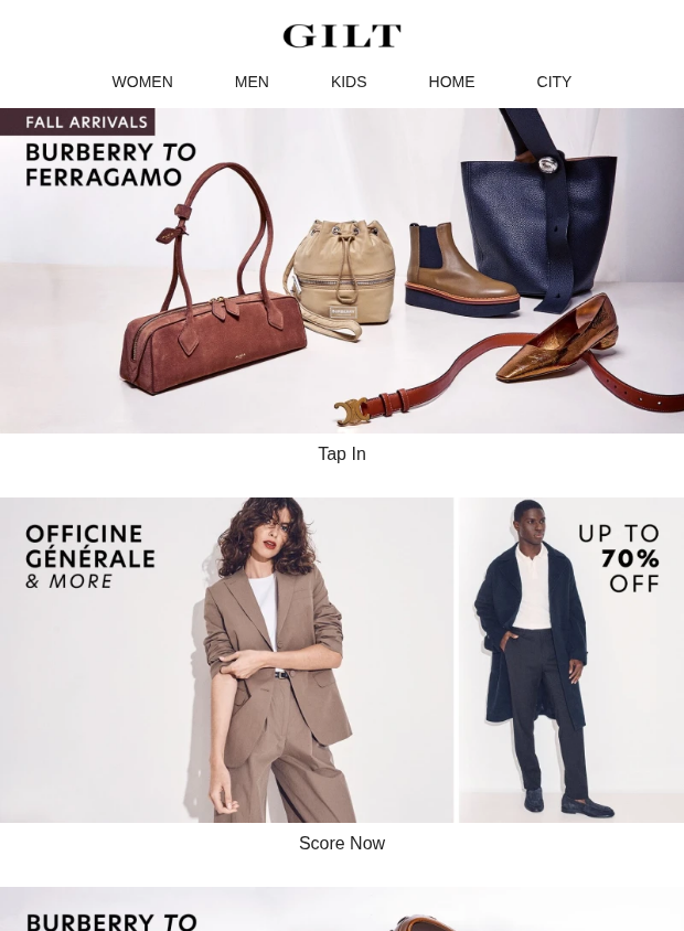Preview of Burberry to Ferragamo 🍂 Fall Arrivals by gilt.com