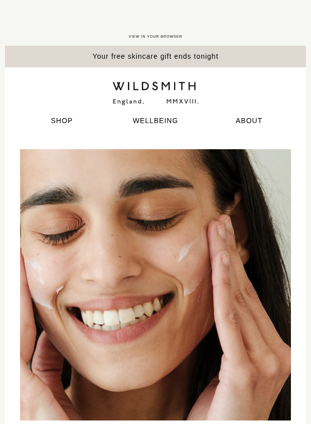 Preview of Ends Tonight: Your Serum Gift by wildsmithskin.com