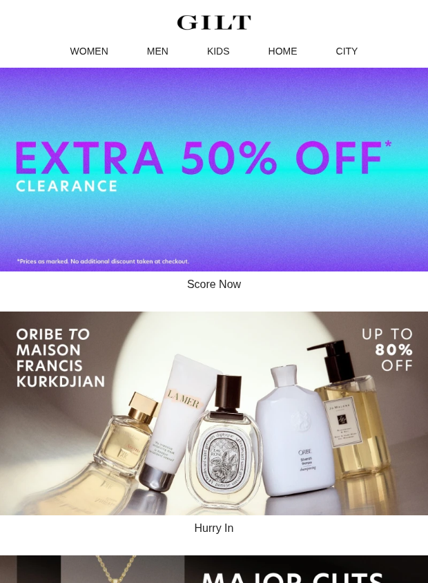 Preview of E★X★T★R★A 50% Off Clearance by gilt.com