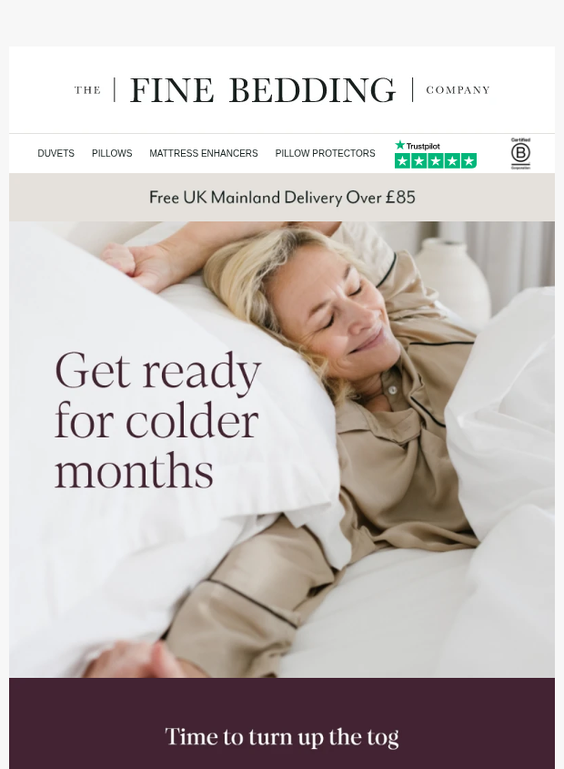 Preview of Cosier Nights Ahead by finebedding.co.uk
