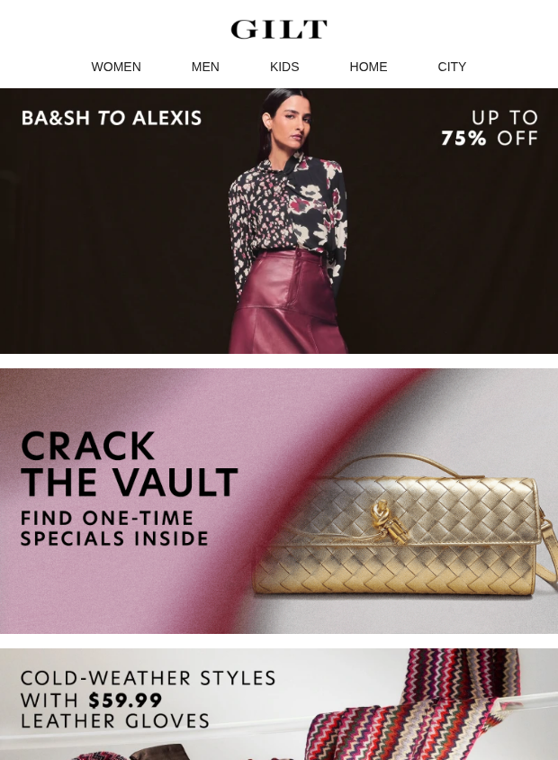Preview of Up to 75% Off ba&sh to ALEXIS by gilt.com