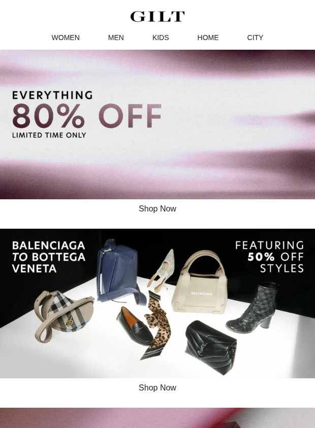 Preview of EVERYTHING 80% Off Inside ⭐ Limited Time ONLY by gilt.com