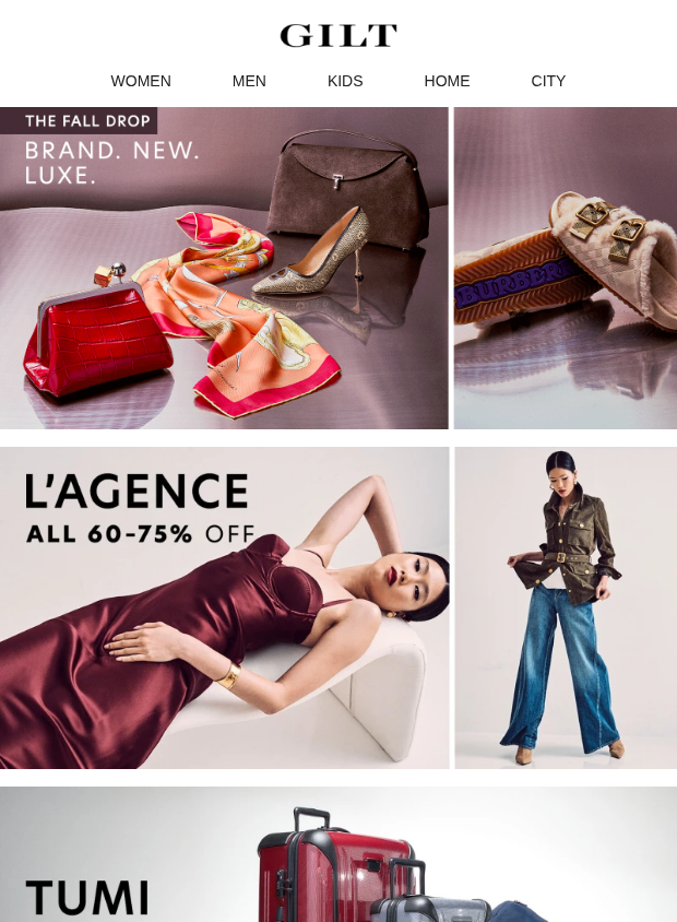 Preview of Brand. New. Luxe. - The Fall Drop by gilt.com