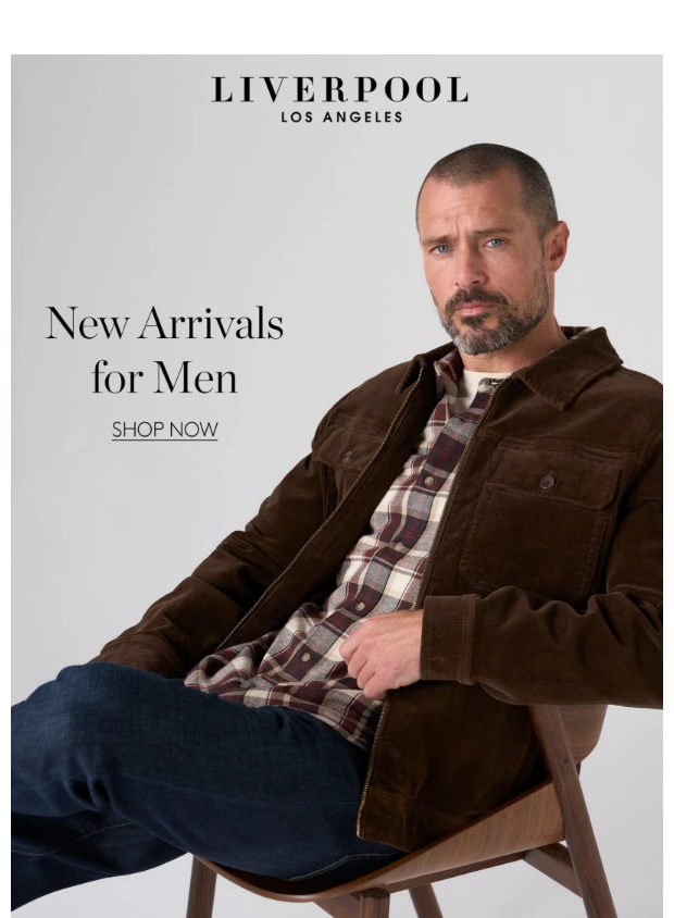 Preview of New Arrivals for Men by liverpoolstyle.com