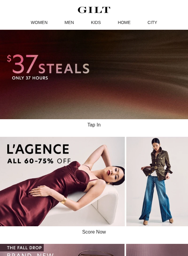 Preview of $37 Steals ➤➤ 37 Hours by gilt.com