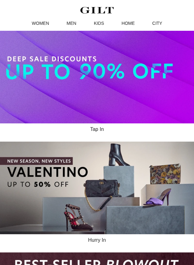 Preview of Up to ◀90% Off▶ Deep Sale Discounts by gilt.com