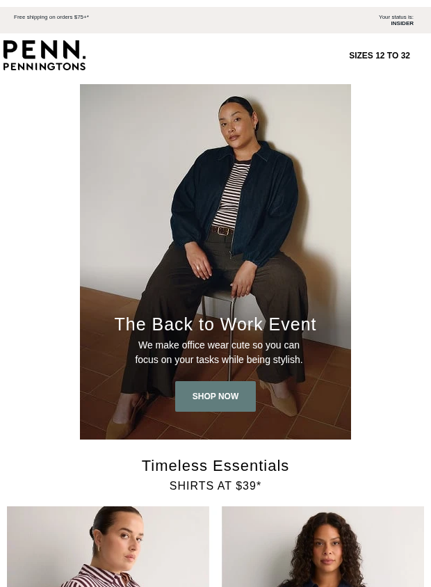 Preview of Office Outfits Under $100 by penningtons.com