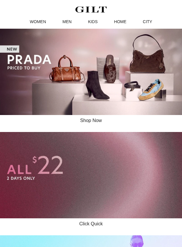 Preview of New Prada | All $22 Inside: Limited Time by gilt.com