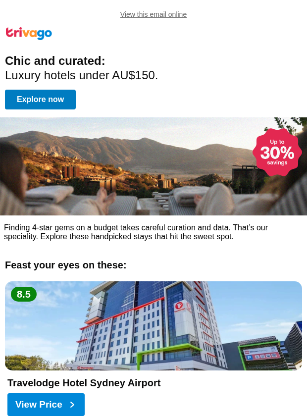 Preview of You deserve this 👇 by trivago.com.au