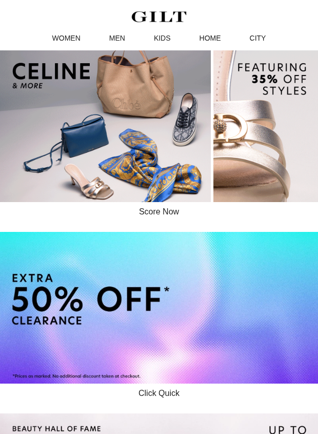 Preview of CELINE & More w/ 35% Off Styles | Extra 50% Off Clearance by gilt.com