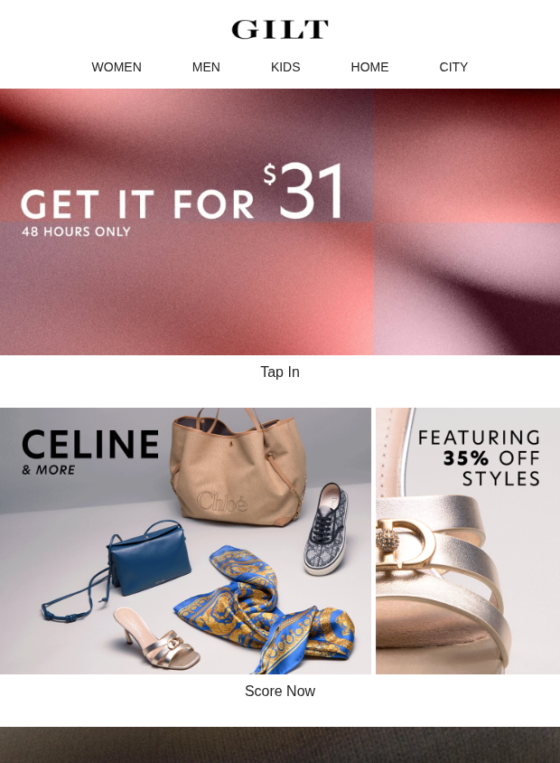 Preview of Get It for $31 ONLY for 48 Hours by gilt.com