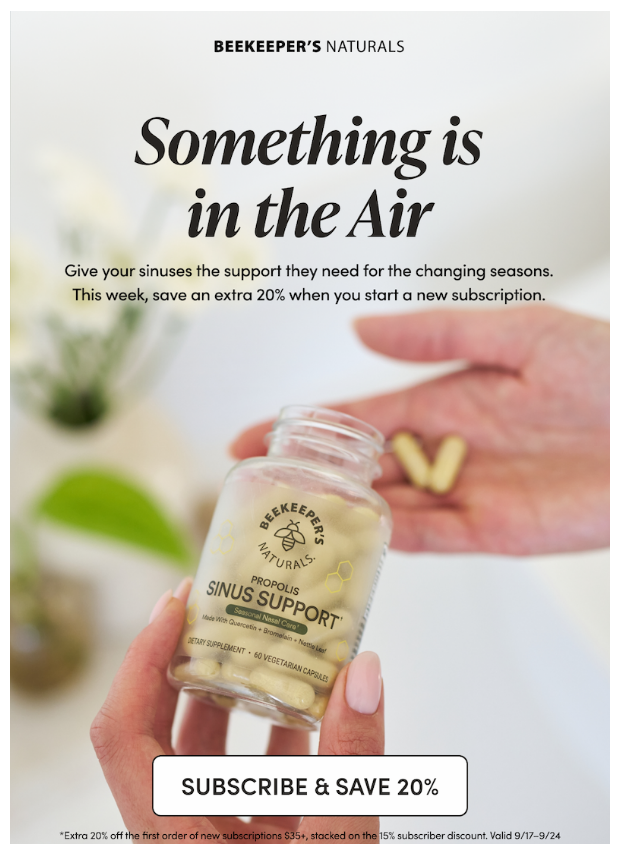 Preview of Fall Air = New Sinus Irritants by beekeepersnaturals.com