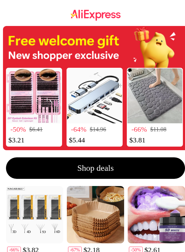 Preview of Free welcome gift by aliexpress.us