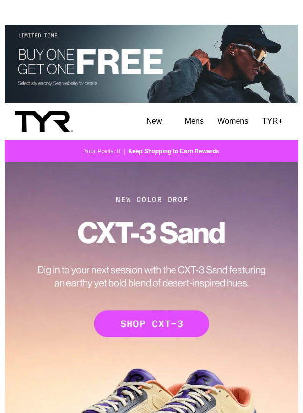 Preview of New Color Drop: CXT-3 Sand by tyr.com