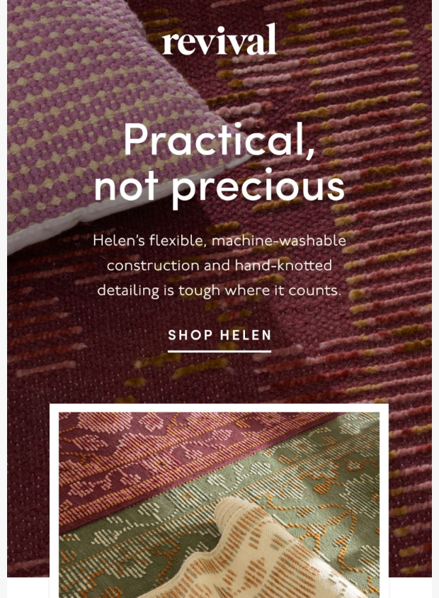 Preview of Pretty practical by revivalrugs.com