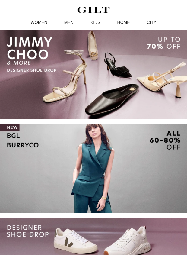 Preview of Up to 70% Off Jimmy Choo & More - Designer Shoe Drop by gilt.com