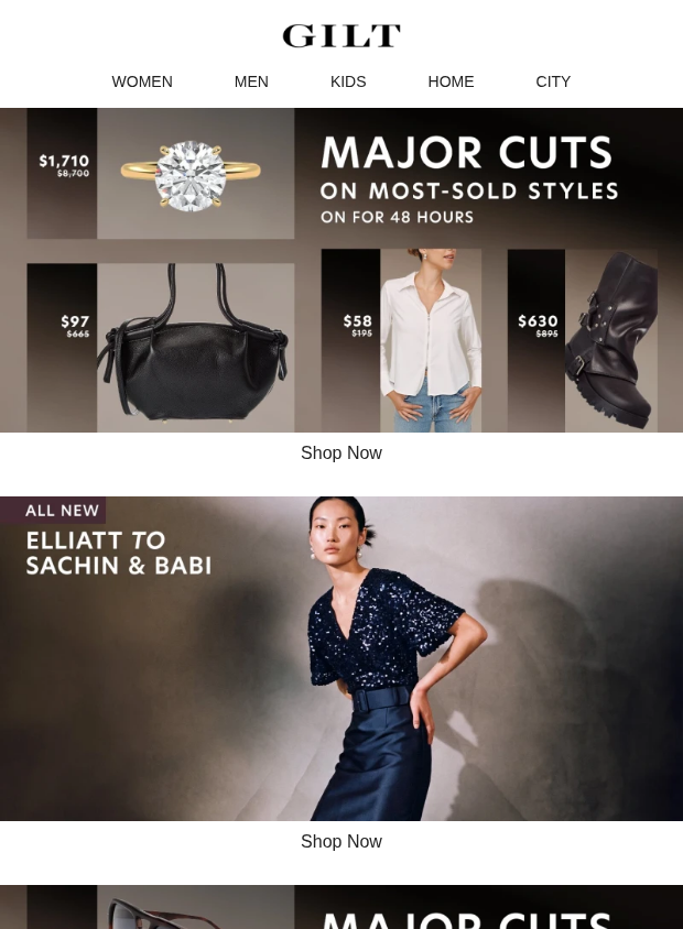 Preview of Major Cuts. Most-Sold Styles. 48 Hours. by gilt.com