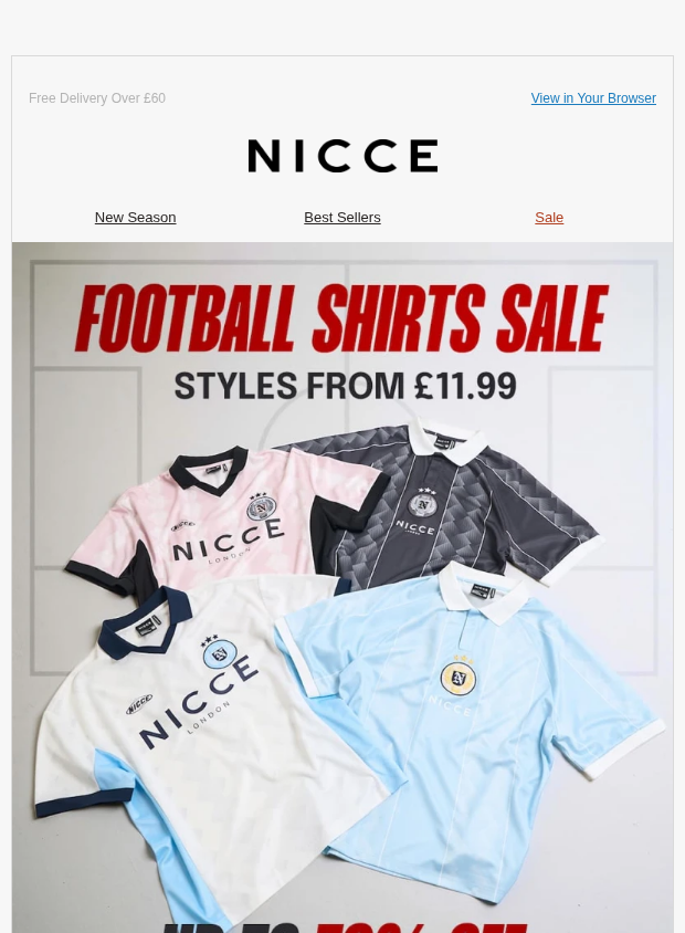 Preview of Football Shirts From Just £11.99 ⚽ by nicceclothing.com