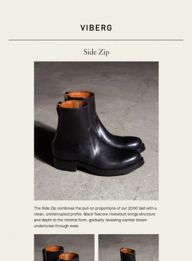 Preview of Side Zip - Black Teacore Horsebutt by viberg.com