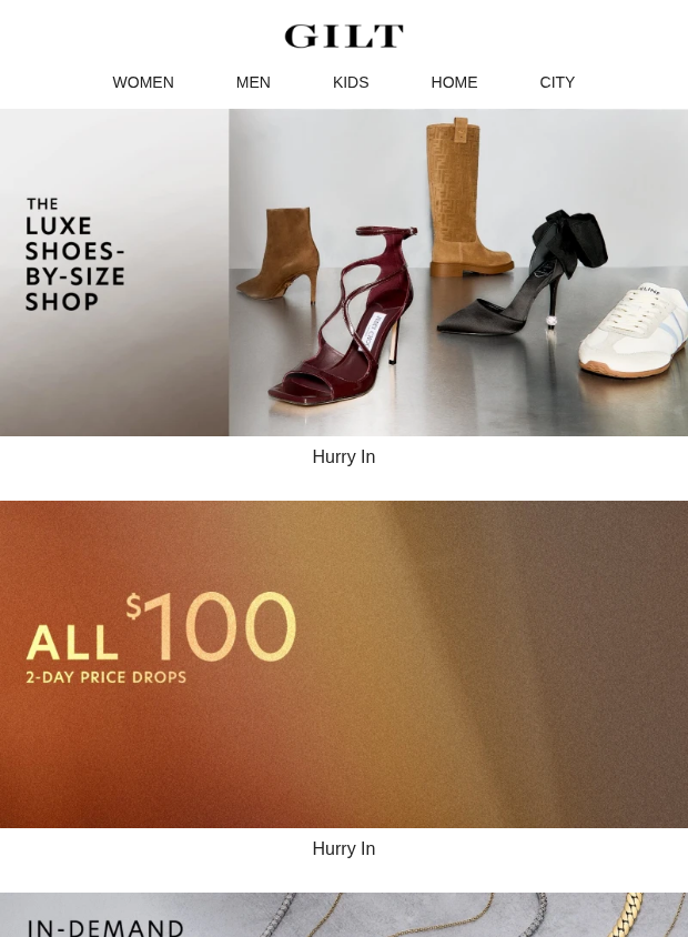 Preview of Luxe Shoes by Size | All $100 Inside: Limited Time by gilt.com