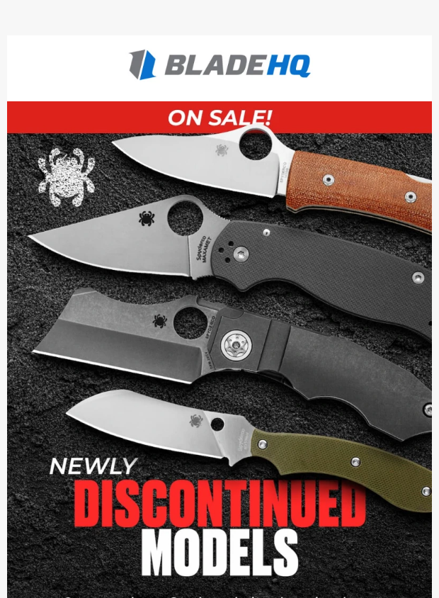 Preview of Over two dozen Spyderco models have just been discontinued! by bladehq.com