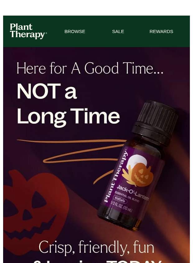Preview of 🎃 Jack's Leaving TODAY by planttherapy.com