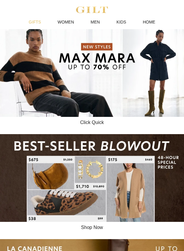 Preview of New Max Mara Up to 70% Off | Best-Seller Blowout: Limited Time by gilt.com