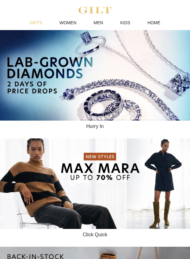 Preview of Lab-Grown 💎 Price Drops: Only 2 Days by gilt.com