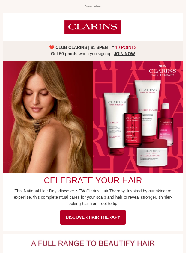 Preview of Here’s to Great Hair Days ✨ by clarins.ca