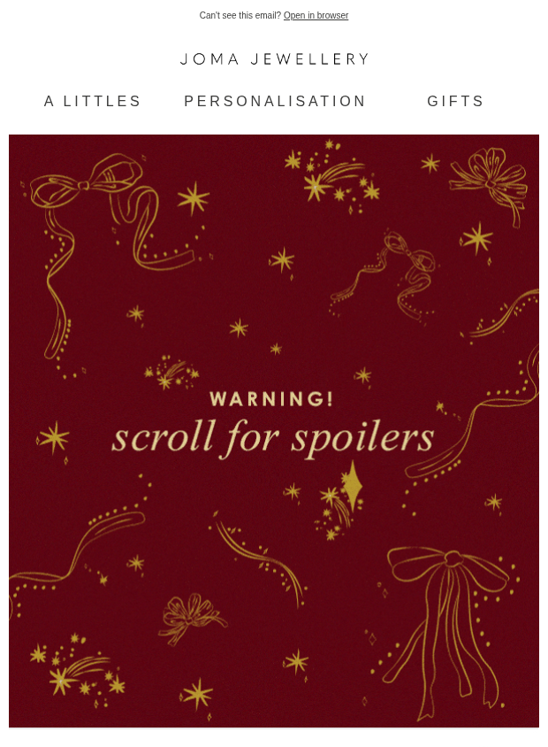 Preview of Warning: Spoilers inside… by jomajewellery.com