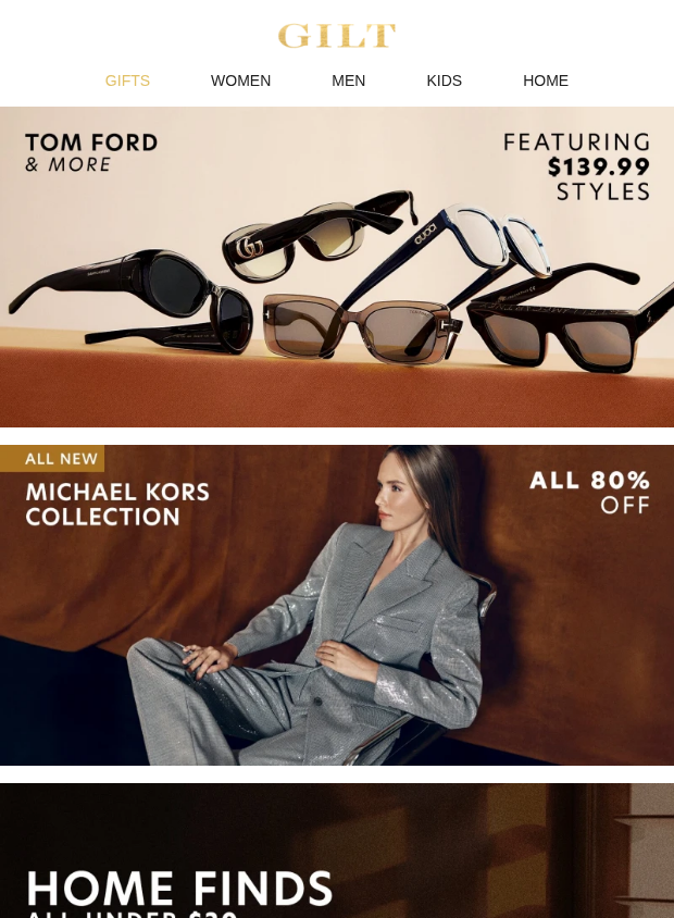 Preview of Tom Ford & More Featuring $139.99 Styles by gilt.com