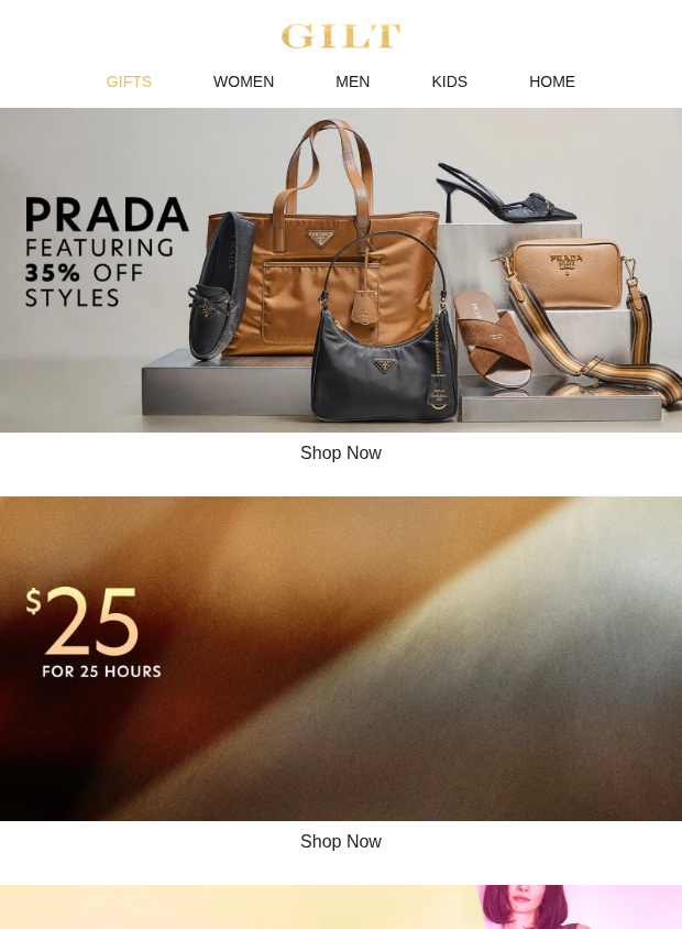 Preview of Prada w/ 35% Off Styles | $25 Finds: Limited Time by gilt.com