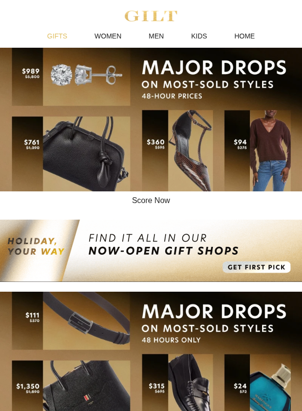 Preview of MAJOR Drops on Most-Sold Styles ✧ 48 Hours Only by gilt.com