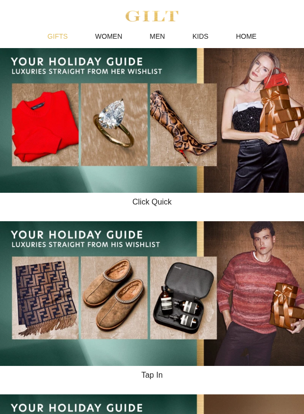 Preview of Your Holiday Guide, with Luxuries Straight from Her Wish List (In case you missed it!) by gilt.com