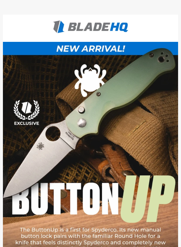 Preview of A brand new Spyderco exclusive is LIVE! by bladehq.com