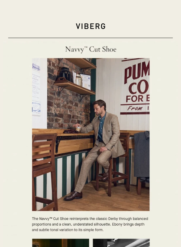 Preview of Navvy™ Cut Shoe - Ebony Kangaroo by viberg.com