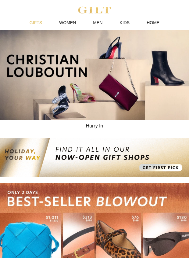 Preview of Christian Louboutin | Best-Seller Blowout: Limited Time by gilt.com