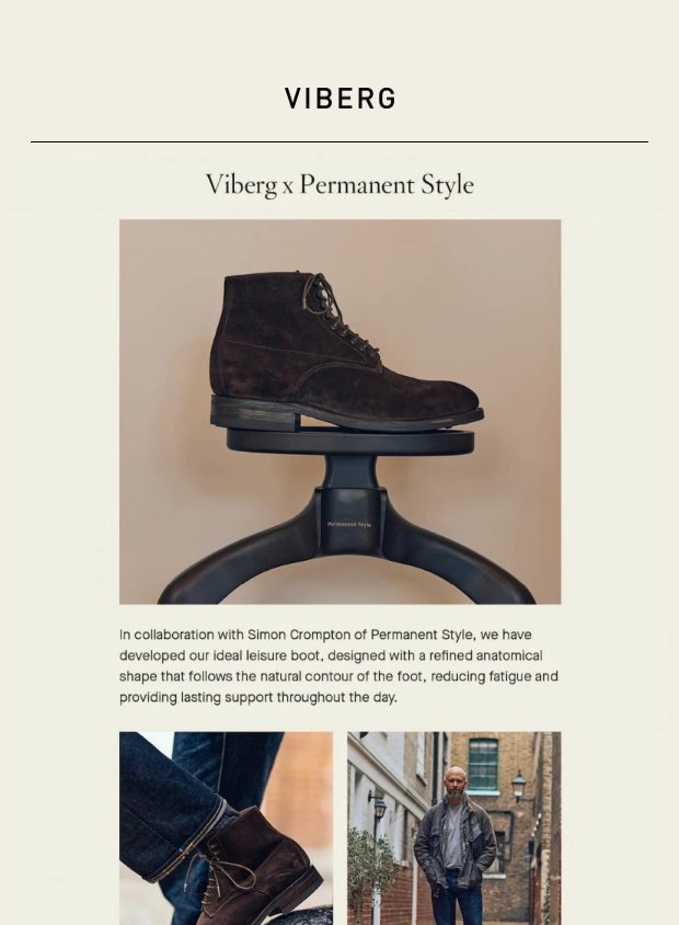 Preview of Viberg x Permanent Style by viberg.com