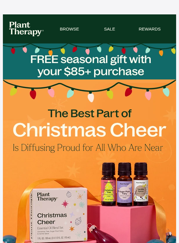 Preview of Christmas Cheer Is Officially Live by planttherapy.com
